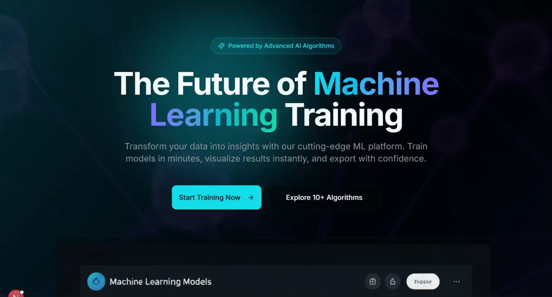 ML Analytics Platform